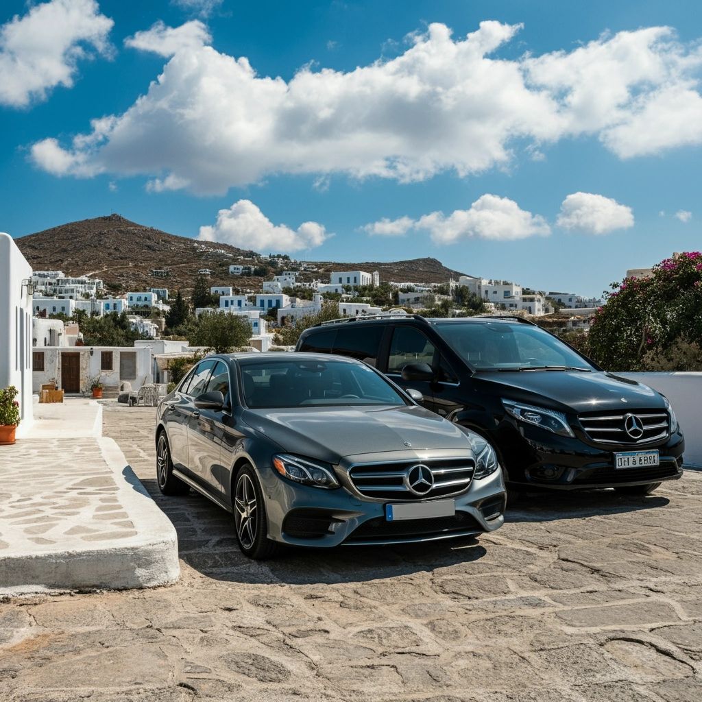Punctual airport transfer service in Mykonos